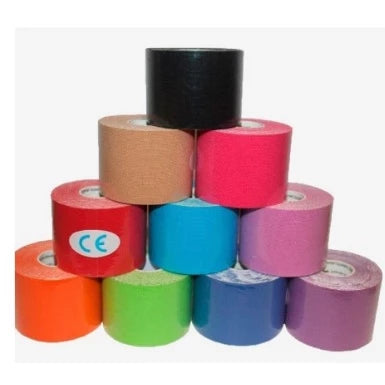 Bandagem Elástica 5cm X 5m - Fita Kinesio Tape Fisioterapia Ortopedia