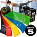 Kit 5 Mini Faixas Elásticas de Resistência