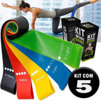 Kit 5 Mini Faixas Elásticas de Resistência