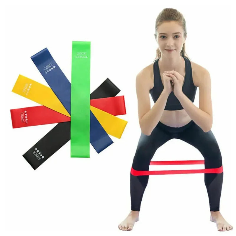 Kit 5 Mini Faixas Elásticas de Resistência