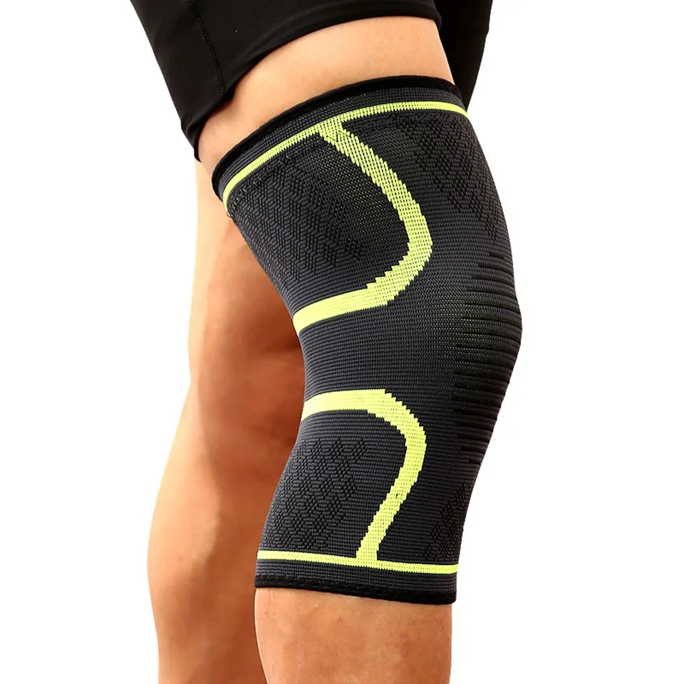 1 Peça Suporte de Joelho para Fitness, Corrida, Ciclismo, Joelheiras Elásticas de Nylon, Compressão Esportiva, Luva para Basquete, Vôlei