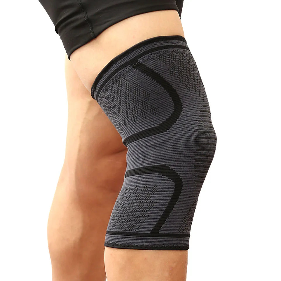 1 Peça Suporte de Joelho para Fitness, Corrida, Ciclismo, Joelheiras Elásticas de Nylon, Compressão Esportiva, Luva para Basquete, Vôlei