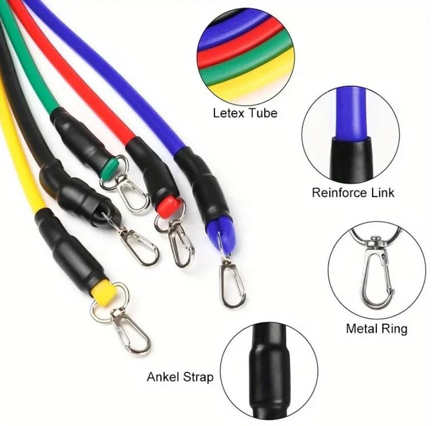 Kit Completo de Faixas Elásticas com Acessórios