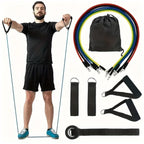 Kit 11 Faixas Elásticas TPE com Acessórios