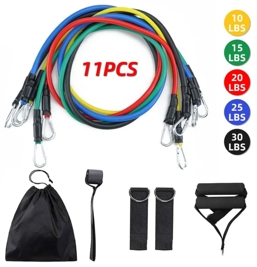 Kit Completo de Faixas Elásticas com Acessórios