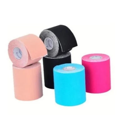 Bandagem Elástica 5cm X 5m - Fita Kinesio Tape Fisioterapia Ortopedia