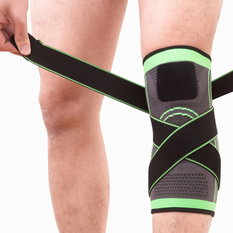 Joelheira Esportiva Ajustável: Compressão Leve para Corrida Bike Musculação e Academia