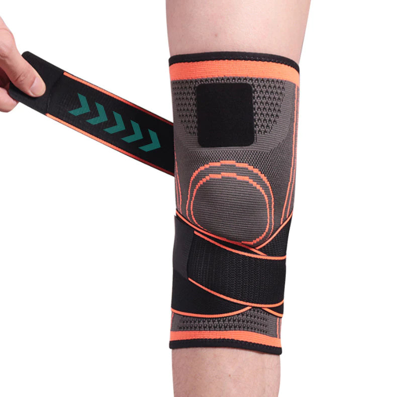 Joelheira Esportiva Ajustável: Compressão Leve para Corrida Bike Musculação e Academia