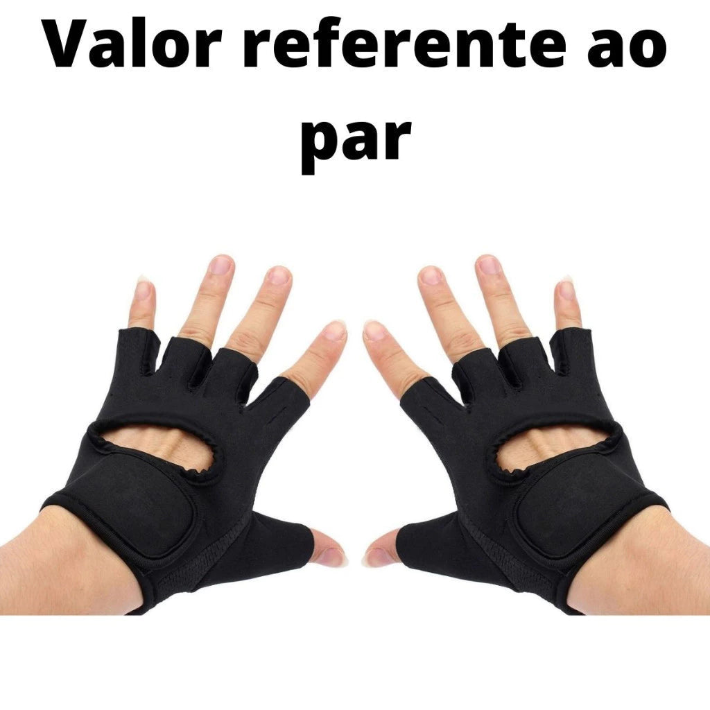 Par De Luva Para Academia Neoprene Treino Musculação Feminina Masculina PRONTO ENTREGA