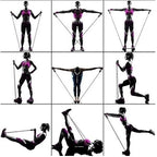 11 Pçs / Elásticos Puxar Corda Para Casa Ginásio Equipamentos De Treino Exercício Resistência
